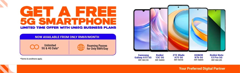 Uni5g Business Mobile Prepaid Plans Unifi Business