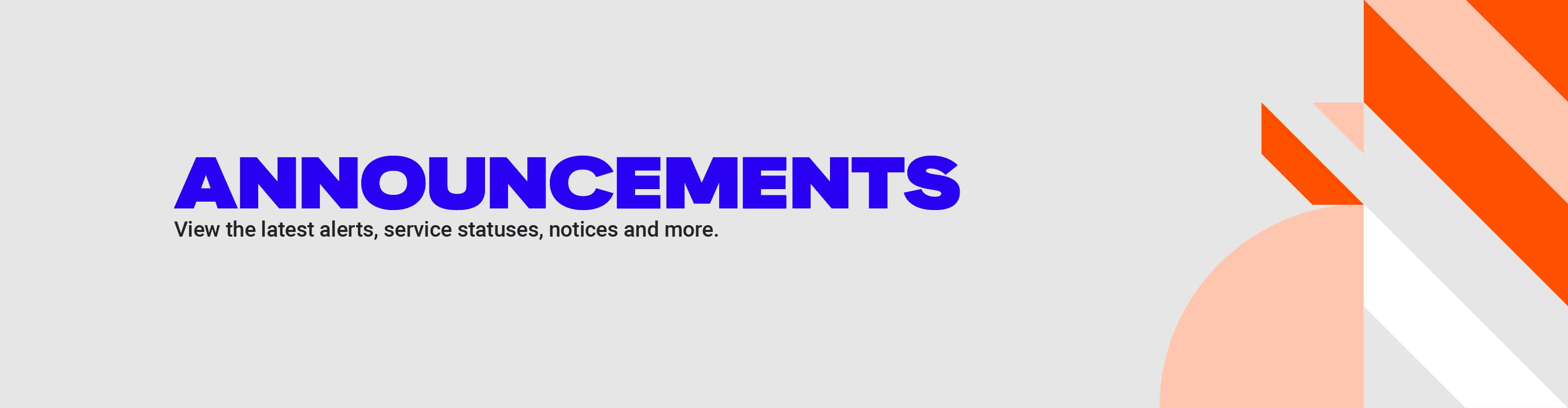 Announcement